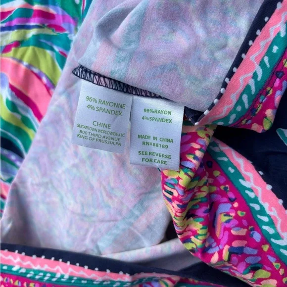 Lilly Pulitzer Don't Leave Me Hanging Margate Dress Medium Coastal Resortwear - Picture 6 of 7